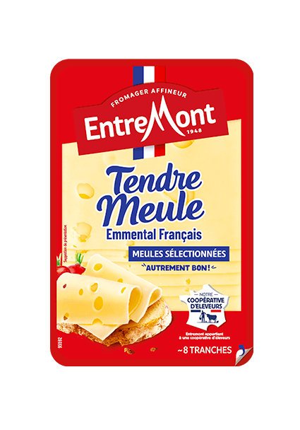Tranches Tendre Meule Emmental Français