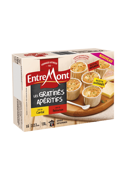 Gratinés apéritifs Entremont.
