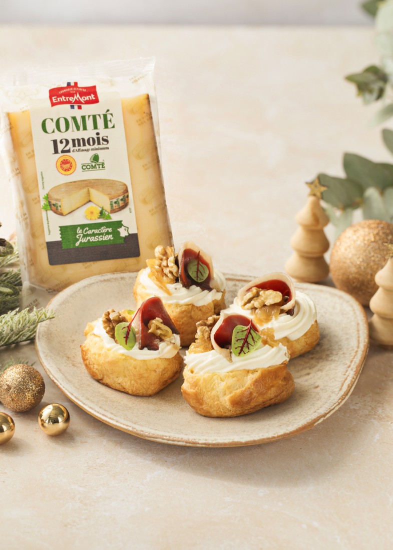 Choux crème au Comté Le Caractère 12 mois Entremont