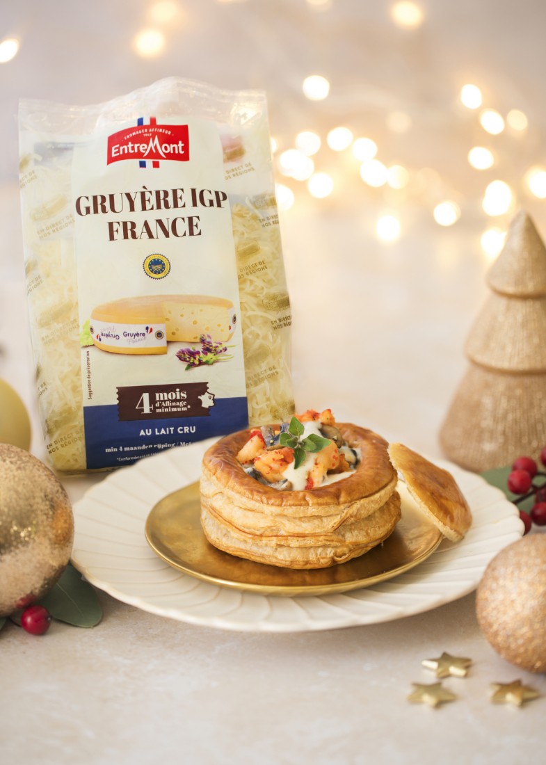 Vols au vent, au bon goût de Gruyère IGP France râpé