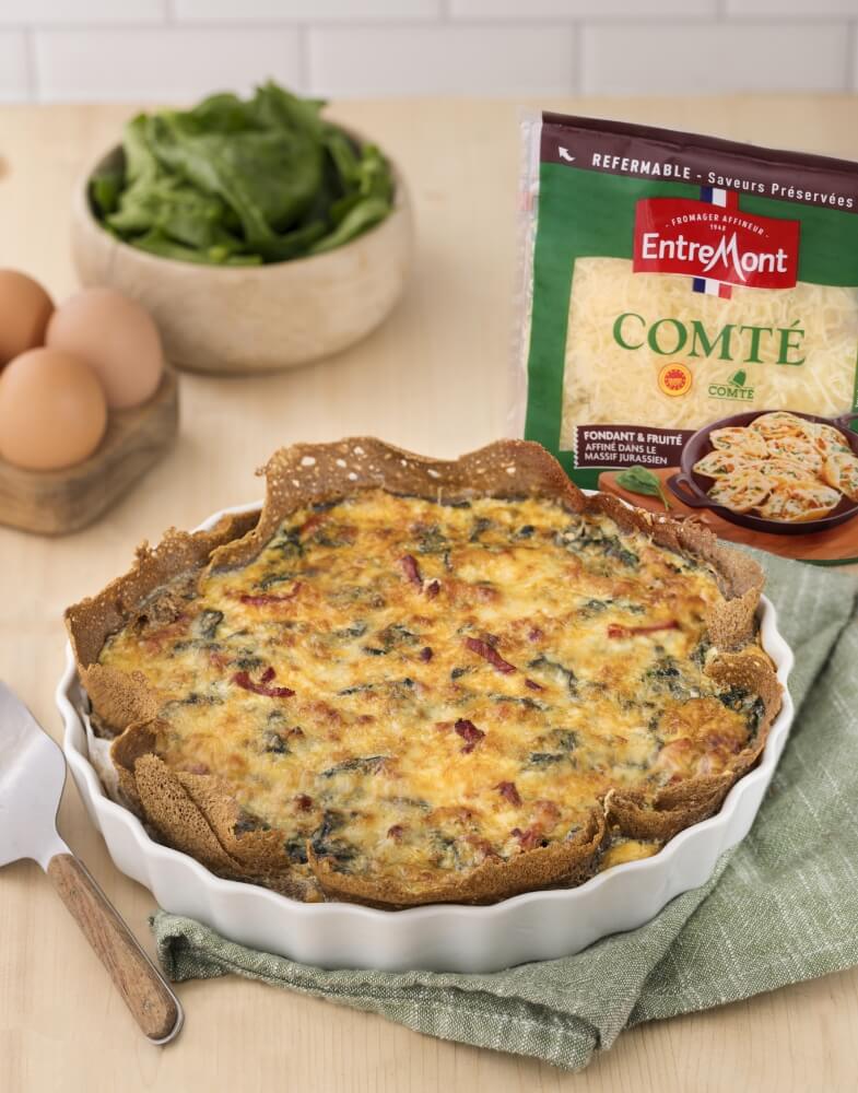 Quiche au Comté râpé Entremont