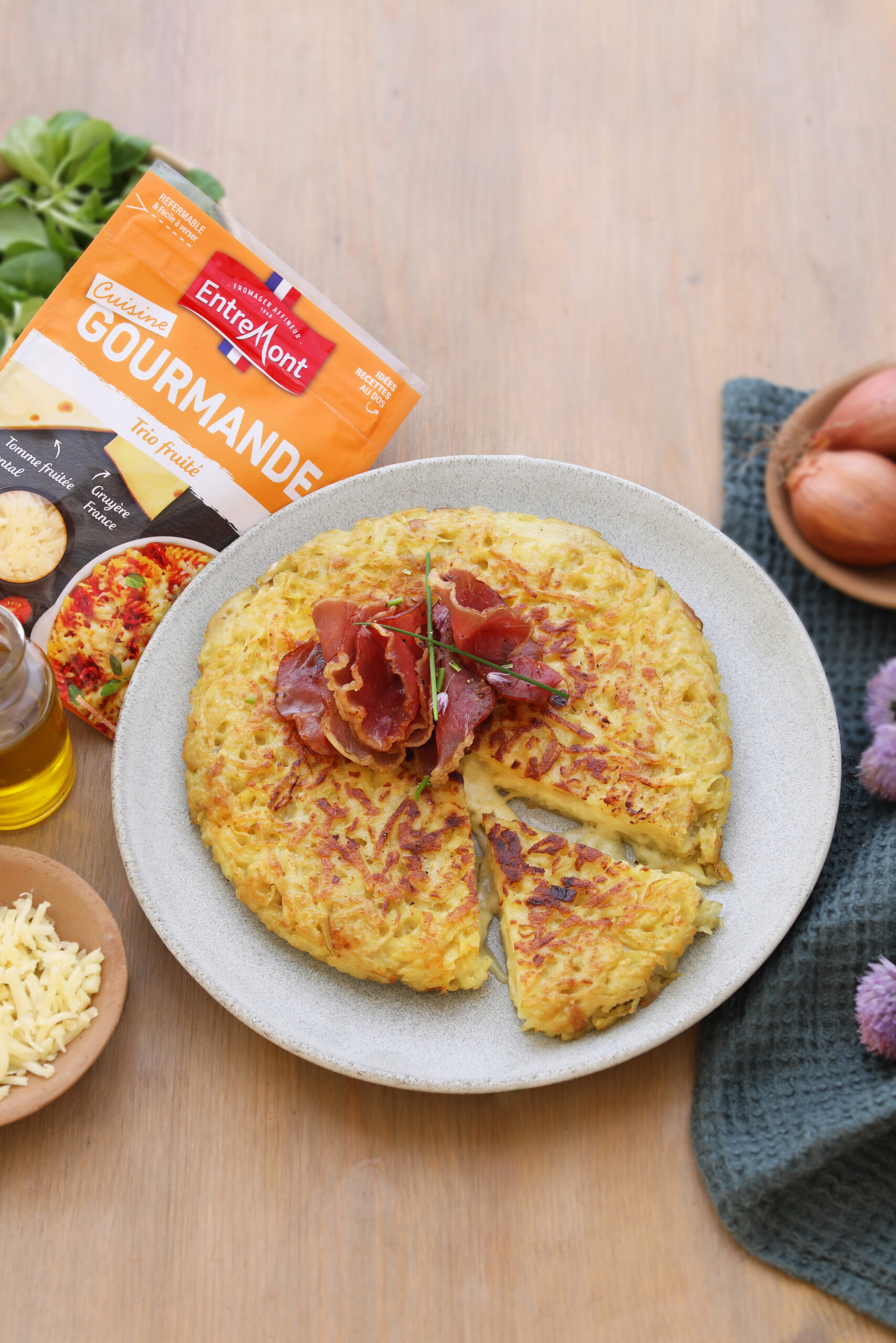 maxi rösti au bacon et Cuisine Gourmande Entremont