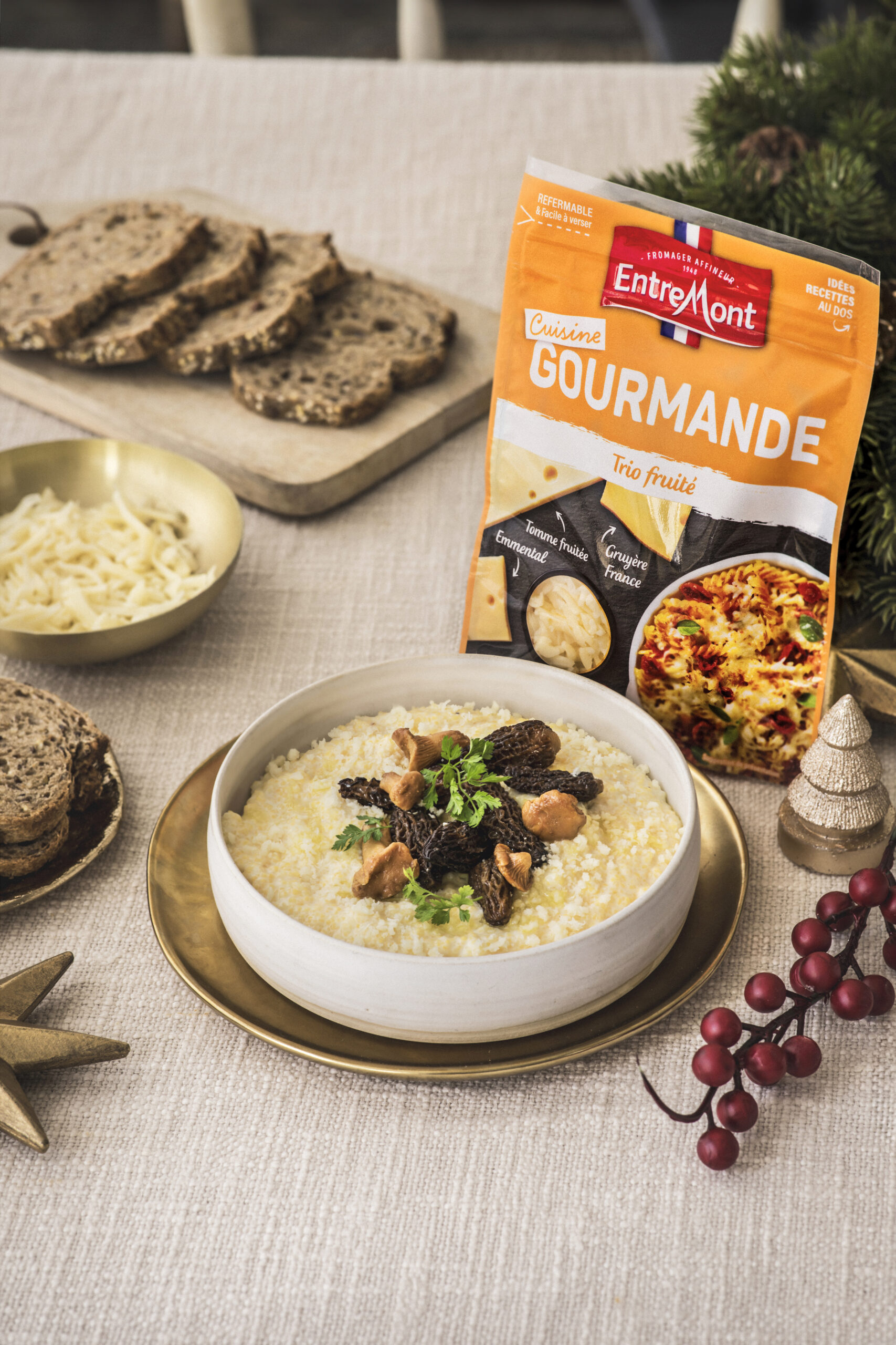 polenta champignons