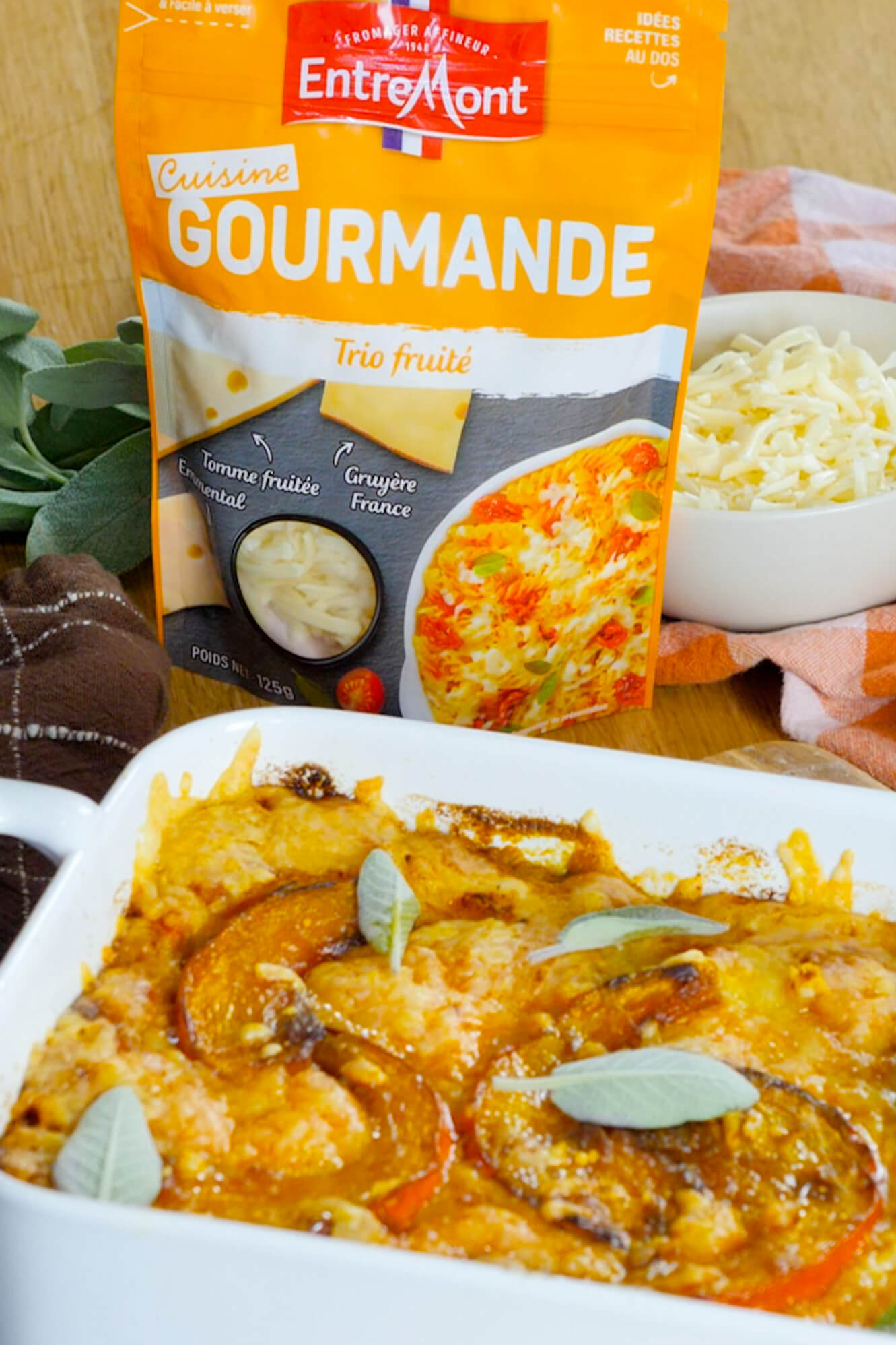 Gratin de potimarron, Cuisine Gourmande Entremont