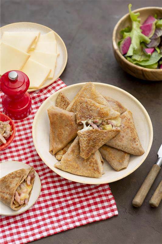 Crêpes de sarrasin façon samossa Raclette Autrement Bonne