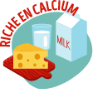 riche en calcium